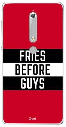 Skin Case Cover -for Nokia 6(2018) Fries Be-fore Guys Fries Before Guys