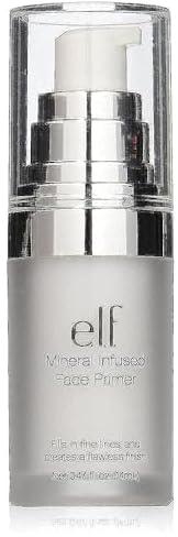 e.l.f. Mineral Infused Face Primer, Use as a Base for Your Makeup, Refines Your Complexion, 0.47 Fluid Ounces