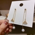 Alissastyle Symbolic Pearl Long Earring - S925 (As Picture)