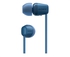 سوني سماعات رأس داخل الأذن لاسلكية لون أزرق WI-C100/L