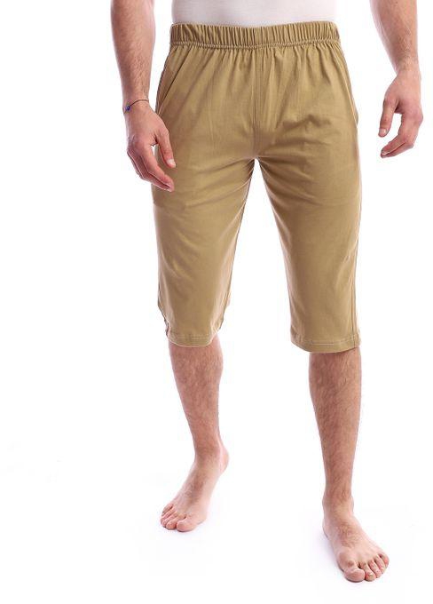 Shorto Cotton Plain Shorts - Beige