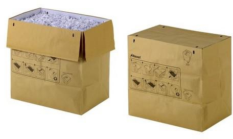 Rexel 70L Recyclable Waste Sacks Paper For RDS2270, RDX2070, RDM1170, RDSM 770, 10/Pack