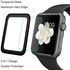 Sunsky 2 PCS ENKAY Hat-Prince For Apple Watch Series 1 / 2 38mm 0.2mm 9H Surface Hardness 3D Explosion-proof Aluminum Alloy Edge Full Screen Tempered Glass Screen Film