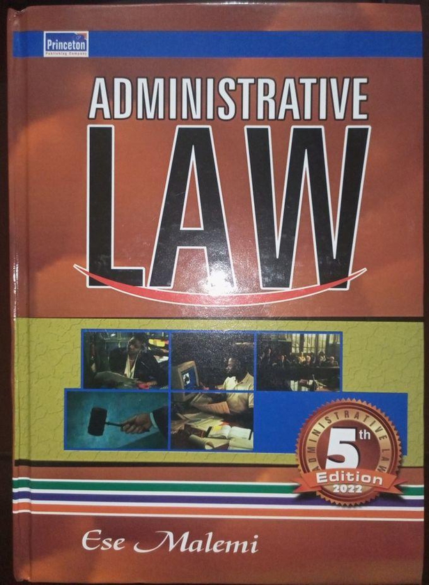 Administrative Law 5th Edition By Ese Malemi
