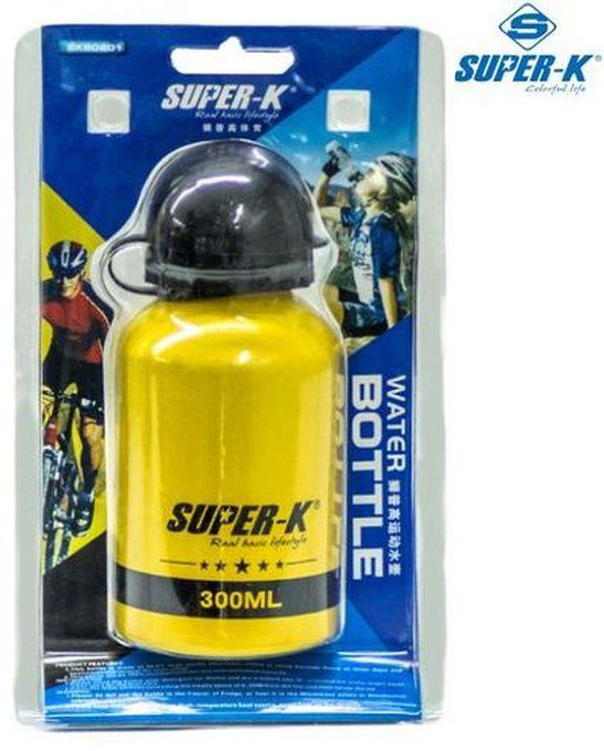 Super-K Water Bottle 300 Ml Yellow
