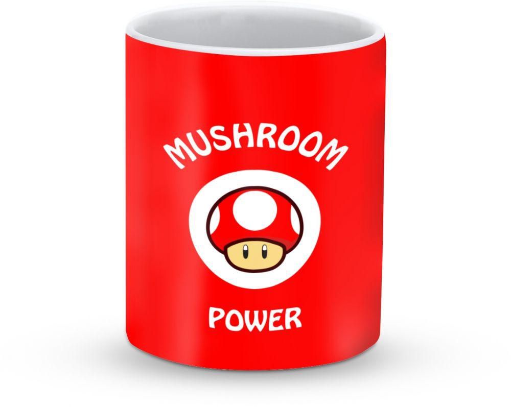 Stylizedd Mug - Premium 11oz Ceramic Designer Mug- Mushroom Power