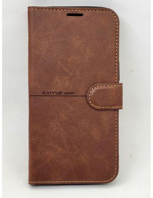 KAIYUE Iphone 12 Pro Max Kaiyue Flip Leather 360 Full Cover - Brown