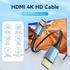 فينشن كيبل UHD HDMI 2.0 4K 18Gbps 4K @60Hz ثلاثي الابعاد لارجاع الفيديو HDCP 2.2 لجهاز بلاي ستيشن 4 وشاومي مي بوكس، كيبل صوت HDMI مقسم للتلفزيون (0.75 متر، سلسلة ايه ال اتش، ازرق)