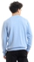 Knitted Slip On V-Neck Pullover - Sky_Blue