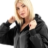 SQAP Jacket With Long Sleeves And Fur - Black - Women