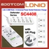LDNIO SC4408 Socket Extension Charger with 2M Cord for Samsung