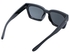 FSGS Black Stylish Women's Square Full Frame Solid Color Sunglasses 44448