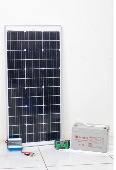 Solarmax 80Watts Solar Panel +70Ah Solar Battery +300W Solar Power Inverter +10Ah Solar Charge Controller