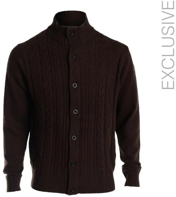 Daniel Hechter Brown Wool & Polyamide Tricot Jacket