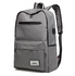 AUGUR Design Backpacks Multifunction USB Charging Men  Casual Travel Teenager Student School Bags - Gray