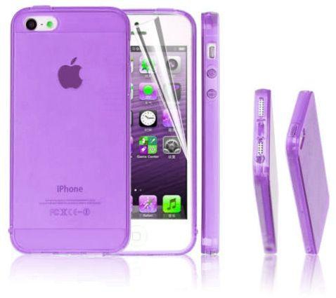 Ultra Slim TPU Case Cover for Apple iPhone SE / 5 / 5S  - Purple