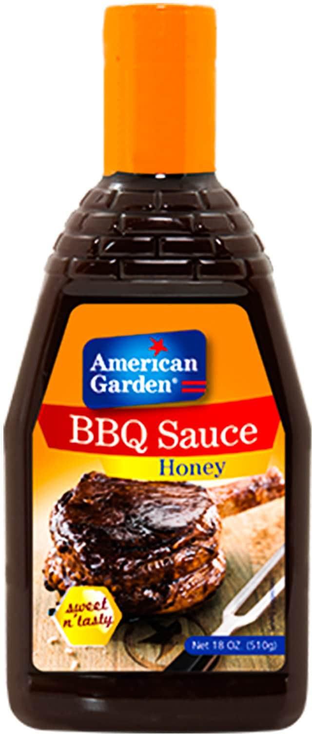 American garden honey sweet tasty bbq sauce 510 g
