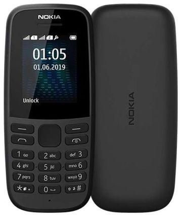 Nokia 105 - DUAL SIM 4th Edition, FM RADIO,1.77" - Black