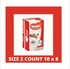 Huggies Dry HUGDP0003 Comfort, Size 2 (3-6Kgs) Count 10 X 8 (8 PACK) 