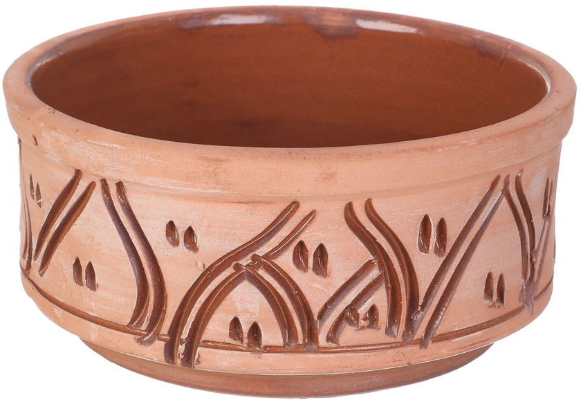 Get Pottery Deep Oven Dish, 22 cm - Brown with best offers | Raneen.com