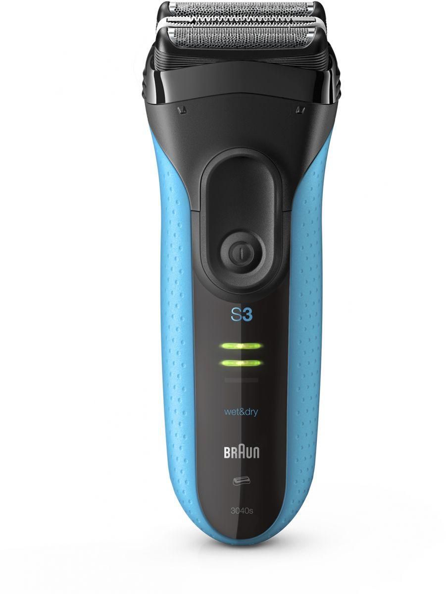 Braun Series 3 ProSkin 3040s Rechargeable Wet & Dry Electric Shaver - Blue