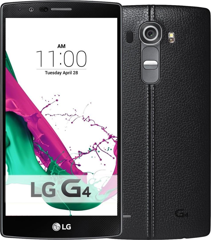 LG G4 32GB LTE Dual SIM Leather Black Arabic & English