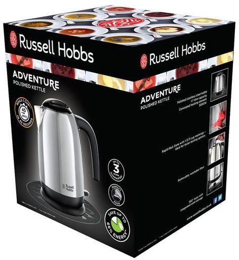 Russell Hobbs Adventure Stainless Steel Electric Kettle-1.7L