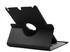 360 Degree Rotating Cloth Smart Leather Case with Stand for iPad Air - Black