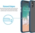 Promate Iphone X Case Cover, Premium Super- Slim Hard Protective Transparent Back Cover With Flexible Tpu Bumper And Shockproof ResistanceFor Apple Iphone X/ Iphone 10, Fendy- X Blue