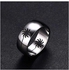 Venico Personality Creative Stainless Steel Hollow Sun Flower Ring Mens Jewelry Size:7-12