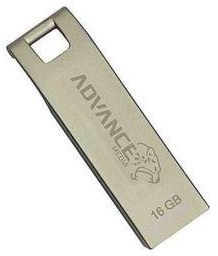 Advance USB Flash Disk 16GB - Metallic