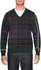 Fred Perry - Oversized Baile Tartan V-Neck Sweater