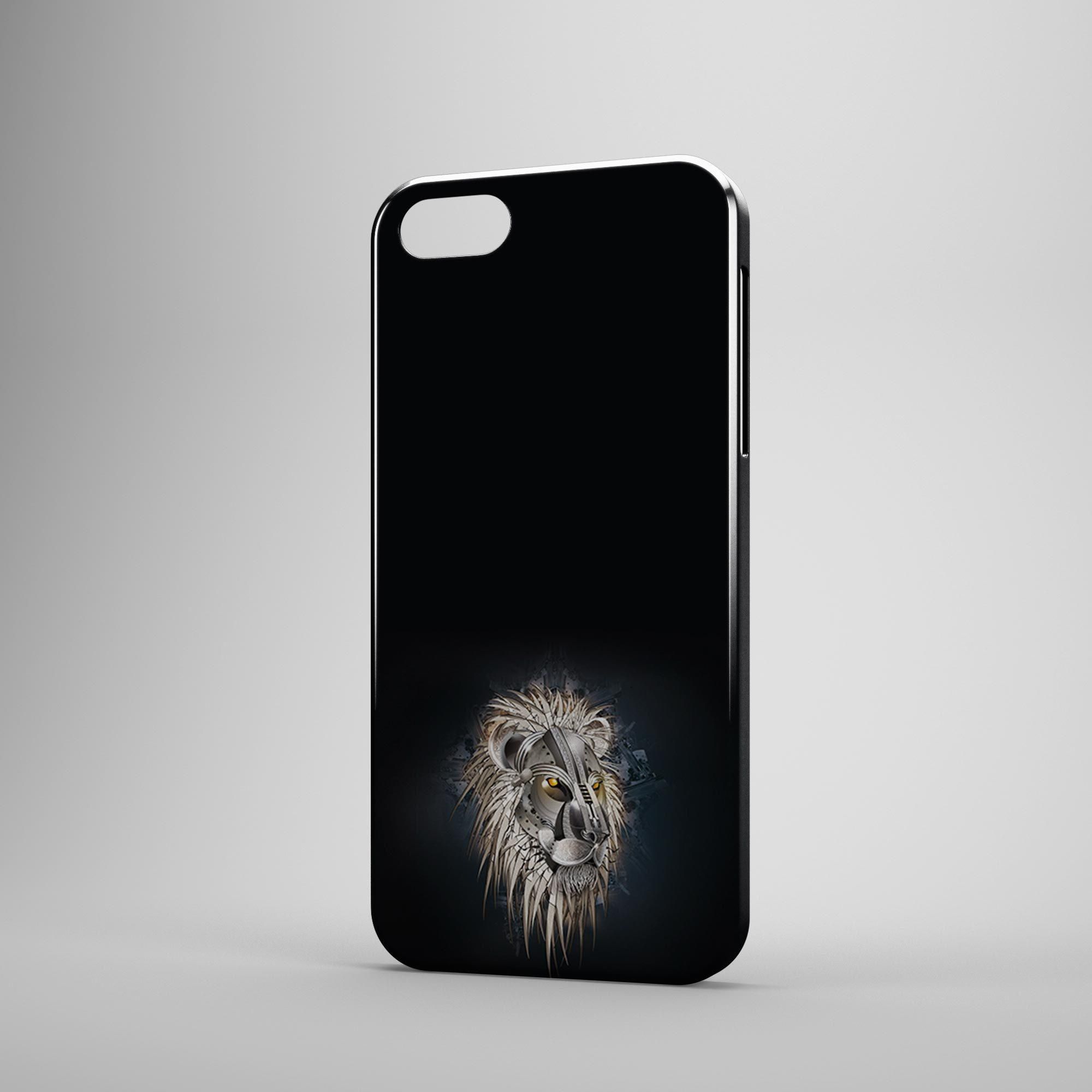 AfricanGolden Eyes Black Dark Lion Phone Case Cover for Apple iPhone SE