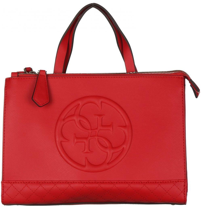 Hand bag for Woman by Guess, Red, Leather