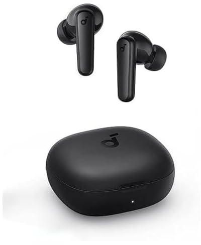 Anker Soundcore R50i Black True Wireless (TWS) Earbuds 10mm Drivers with Big Bass, Bluetooth 5.3, 30H Playtime, IPX5-Water Resistant, AI Clear Calls with 2 Mics, 22 Preset EQs via App