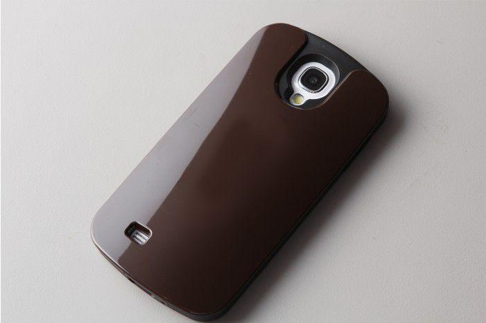 غلاف حماية خلفي بني للجلاكسي أس 4 (Galaxy S4) موديل الغلاف MA030