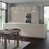 METOD Wall cabinet horizontal w push-open, white/Upplöv matt dark beige, 60x40 cm - IKEA