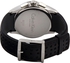 Calvin Klein Men's Black Dial Leather Band Watch - K5A371C3