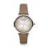 Emporio Armani Women Retro Degraded Leather Watch AR1768 (Silver/Grey)