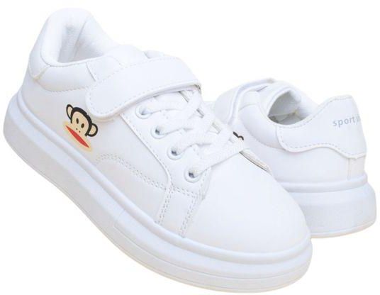Girls Casual Leather Sneakers