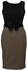 MYG004-1999 Body-Con Dress for Women - S, Black and Brown