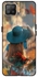 Protective Case Cover For Oppo F17 Hat Girl Hiding Love Leaves