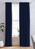 Velvet Curtain Dark Blue 240x140cm