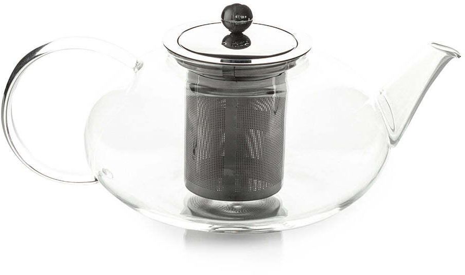 Luigi Ferrero Glass Tea Pot With Strainer,1.25L