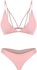 Back Strappy Padded Bathing Suit - M