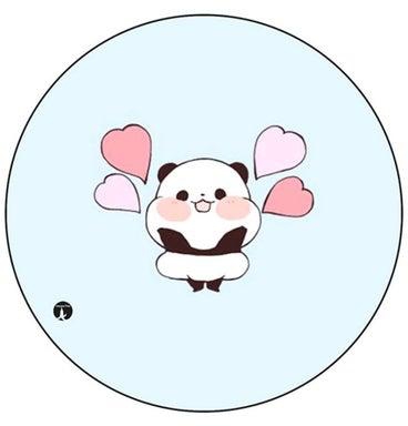 A Panda Printed Mouse Pad Blue/Pink/White