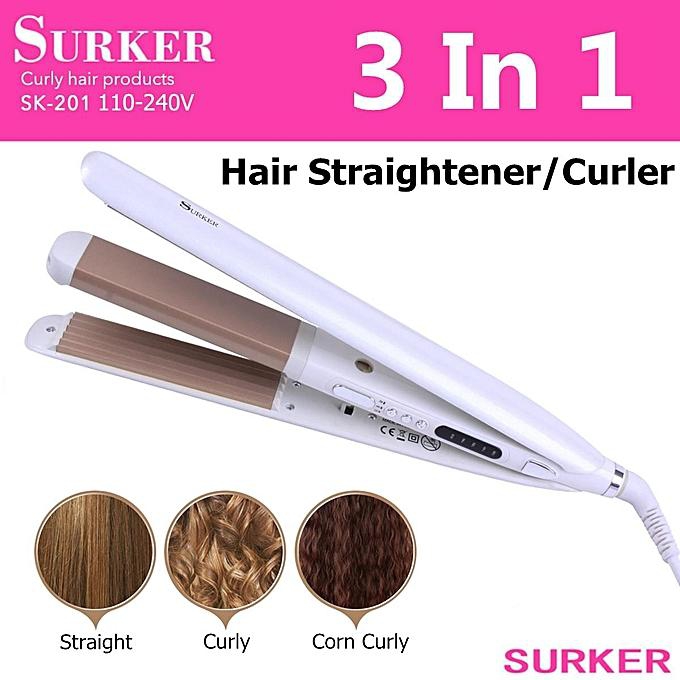 3 in 1 Electric Hair Styler hair straightener
