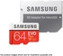 Samsung EVO Plus 64GB 100R/60W Class 10 4K MicroSD Memory Card