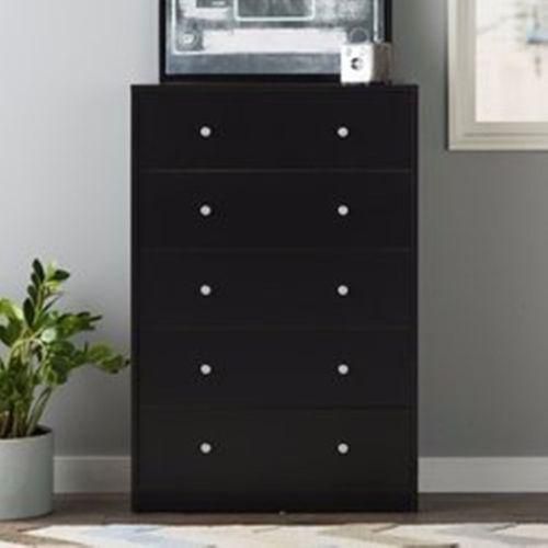 Faith Faith Epz 5 Chest Drawers Storage -Walnut (Delivery Within Lagos Only)