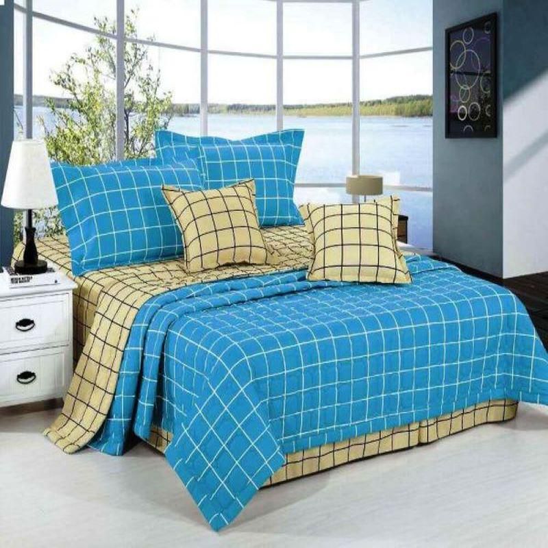 Compressed Comforter two-sided Color Set 6 Pieces by Hours , King Size, HRS-5-28